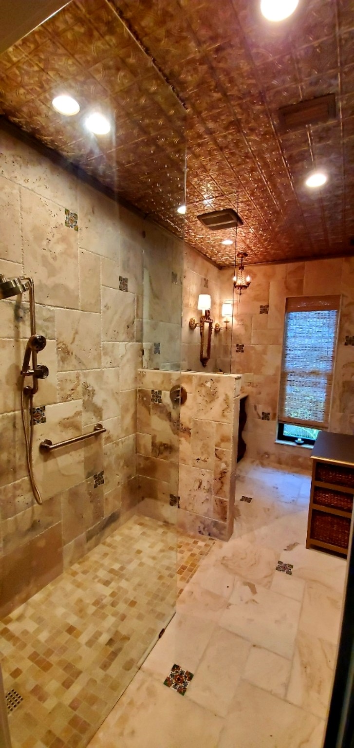 Completed guest bathroom renovation